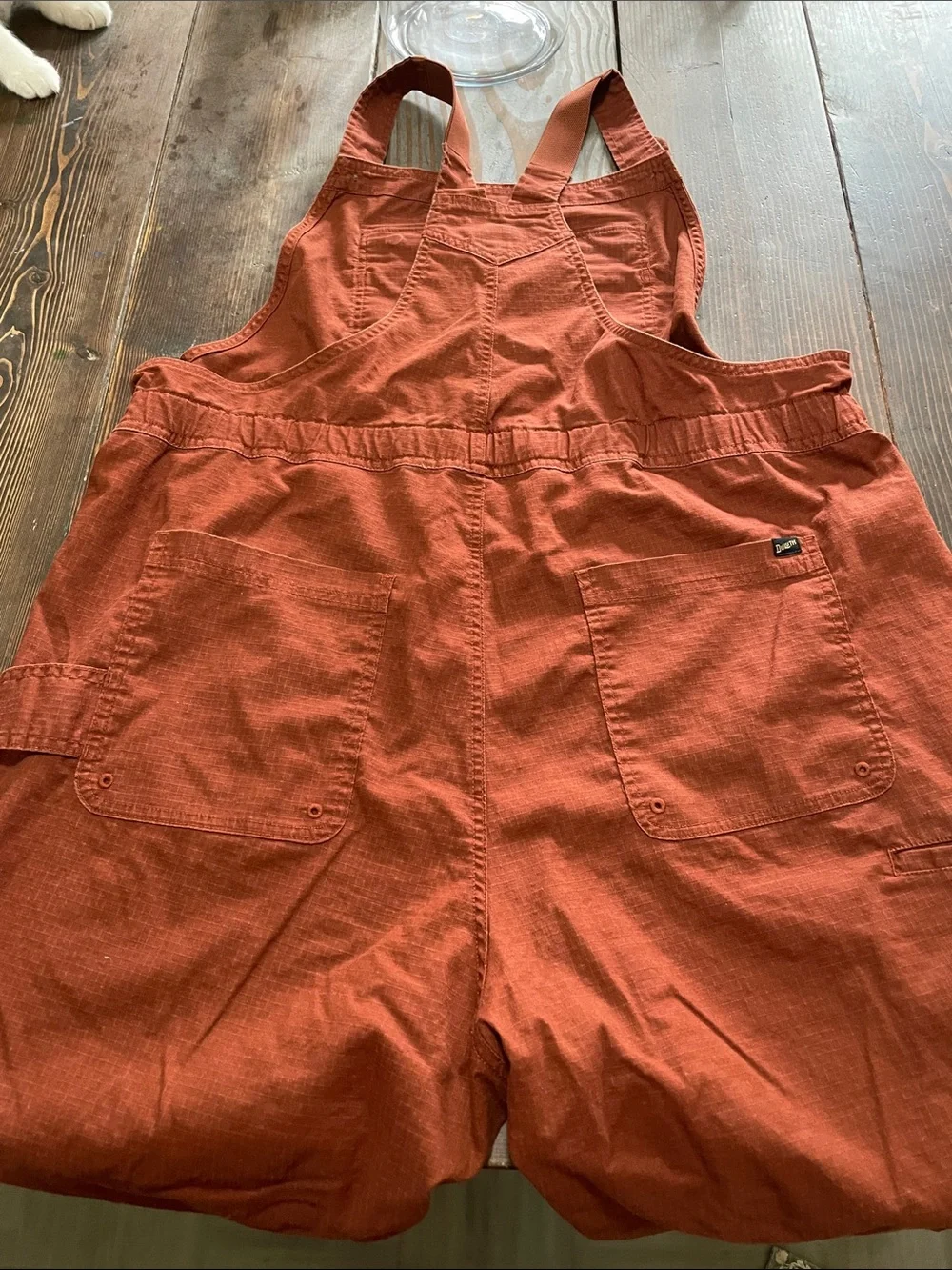 Duluth Trading Co Rust colored hemp blend overalls - Picture 2 of 7